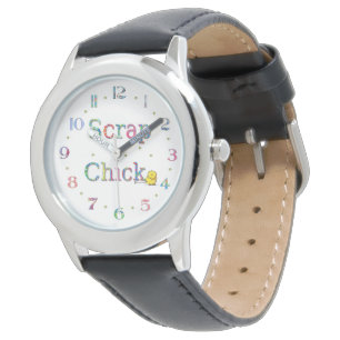 Schrott-Chick-Schrottbuchmacher-Armbanduhr Armbanduhr