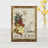 Schrott-Element-Mutter-Tag Karte (Gelbe Blume)