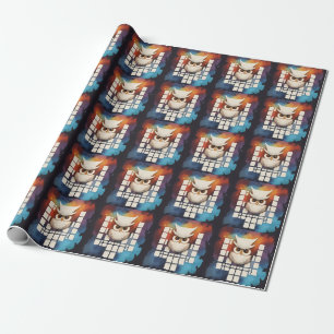 Schrott Eule 3 von 15 Geschenkpapier