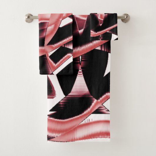 Schrott oder Klebeband auf weiß Badhandtuch Set (Insitu)