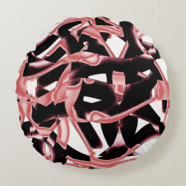 Schrott oder Klebeband auf weiß Rundes Kissen