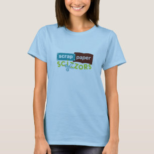 Schrott-Papier Scizzors Logo T-Shirt