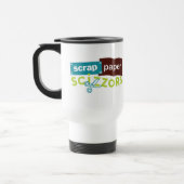 Schrott-Papier Scizzors Reise-Tasse Reisebecher (Links)
