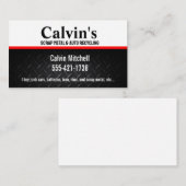 Schrott und Auto recycelnd Visitenkarte (Vorne/Hinten)