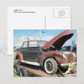 Schrottauto, 2 postkarte (Vorne/Hinten)