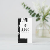 Schrottgarten, Schrott, Metall, Recycelnd Visitenkarte (Stehend Vorderseite)