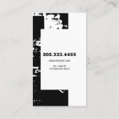 Schrottgarten, Schrott, Metall, Recycelnd Visitenkarte (Rückseite)