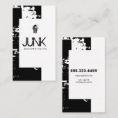 Schrottgarten, Schrott, Metall, Recycelnd Visitenkarte (Vorne/Hinten)