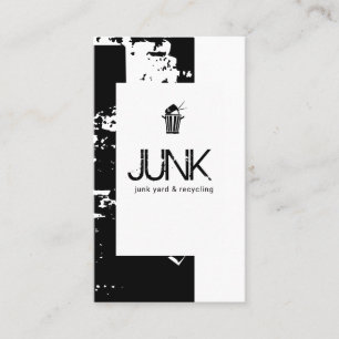 Schrottgarten, Schrott, Metall, Recycelnd Visitenkarte