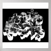 Schrottgraffiti Posters Poster (Vorne)