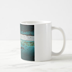 Schrottplatz Vintage-Auto 50er Jahre Türkis Aqua Kaffeetasse