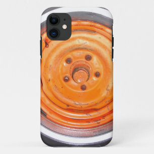 Schrottplatz Vintage-Rad, orange schwarz und weiß Case-Mate iPhone Hülle
