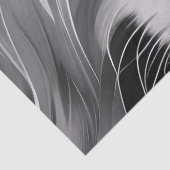 SCHRUCHTFÖRDERHUNDE, SCHWARZ UND WEISS SEIDENPAPIER (Detail)