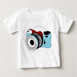 Schrullige Digitalkameraillustration Baby T-shirt