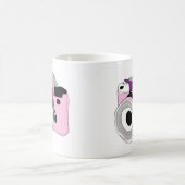Schrullige Digitalkameraillustration Kaffeetasse (Mittel)