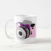 Schrullige Digitalkameraillustration Kaffeetasse (Links)