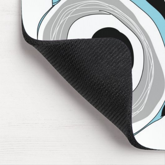 Schrullige Digitalkameraillustration Mousepad (Ecke)