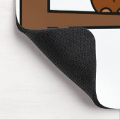 Schrullige Eulen ringsum die Biegung Mousepad (Ecke)