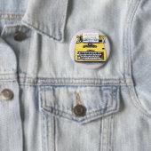 Schrullige gelbe Schreibmaschine Button (Beispiel)