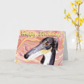 Schrullige Lurchergeburtstagskarte Karte (Gelbe Blume)