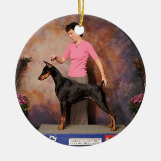 Schrullige Verzierung Keramik Ornament (Vorne)