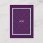 Schrulliger kleiner bunter künstlerischer Vogel Visitenkarte (Rückseite)