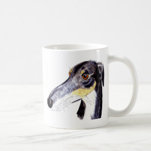 Schrulliger Lurcherhund Kaffeetasse