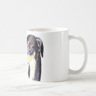 Schrulliger lustiger Lurcherhund Kaffeetasse