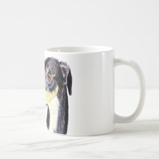 Schrulliger lustiger Lurcherhund Kaffeetasse (Rechts)
