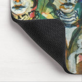 Schrulliges Aquarell Mousepad der Damen-II (Ecke)