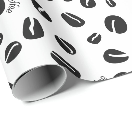 Schrulliges Kaffee-" Packpapier der (Rolleneckpunkt)