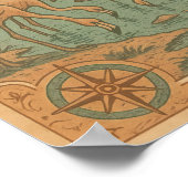 Schrumpfen des Wassersockels Überlebendes Comic Poster (Ecke)