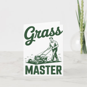 Schub Rasenmäher Legende Gr Master Dad Lustig Mähe Karte