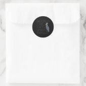 Schuber- und Schulterkrankungsangebot Runder Aufkleber (Tasche)