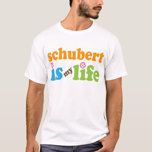 Schubert Geschenk-Mädchen T-Shirt (Vorderseite)