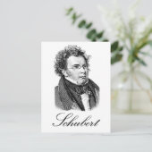Schubert Postkarte (Stehend Vorderseite)