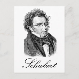 Schubert Postkarte