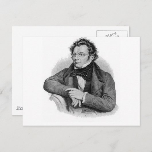 schubert postkarte (Vorne/Hinten)