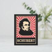 Schubert Postkarte (Stehend Vorderseite)