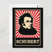 Schubert Postkarte (Vorne/Hinten)