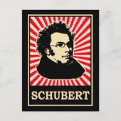 Schubert Postkarte (Vorderseite)