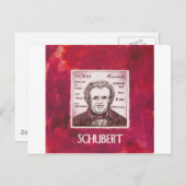 Schubert Postkarte (Vorne/Hinten)