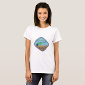 Schubkarre im Garten T-Shirt (Vorne ganz)