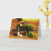 Schubkarre von Blume Karte (Gelbe Blume)