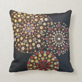 Schubkissen mit Feuerwerk-Design Kissen