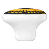 Schubknöpfe für die Feuerabteilung - SRF Keramikknauf (Seitenansicht)