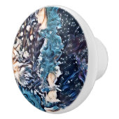 Schubknöpfe für Küstengewässer Keramikknauf (Rechts)