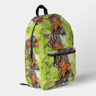 schüchtern bedruckter rucksack