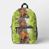 schüchtern bedruckter rucksack (Vorderseite)