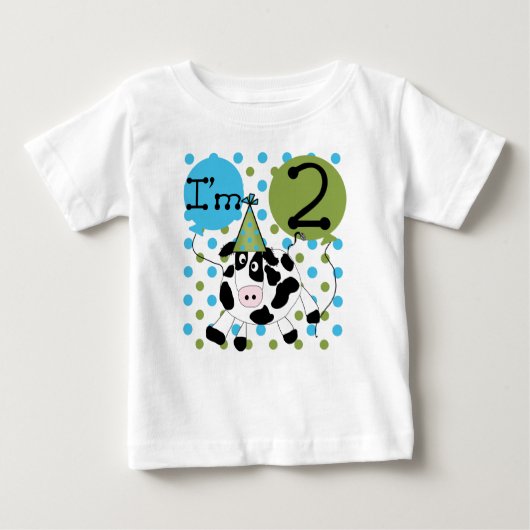 Schüchtern Sie 2. Geburtstag ein Baby T-shirt (Vorderseite)